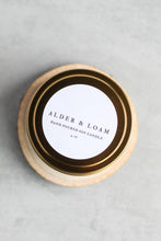 Load image into Gallery viewer, Mountains Soy Candle, Hand Poured, Natural, Eco Friendly, Earthy Scent, 4 oz Tin