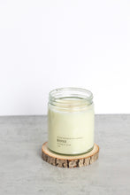 Load image into Gallery viewer, Rose Soy Candle, Hand Poured, Natural, Eco Friendly, Earthy Scent, 7 oz Jar
