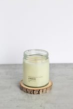 Load image into Gallery viewer, Amber Soy Candle, Hand Poured, Natural, Eco Friendly, Earthy Scent, 7 oz Jar