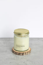 Load image into Gallery viewer, Sandalwood Soy Candle, Hand Poured, Natural, Eco Friendly, Earthy Scent, 7 oz Jar