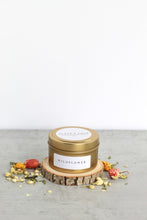 Load image into Gallery viewer, Wildflower Soy Candle, Hand Poured, Natural, Eco Friendly, Earthy Scent, 4 oz Tin