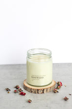 Load image into Gallery viewer, Rosewood Soy Candle, Hand Poured, Natural, Eco Friendly, Earthy Scent, 7 oz Jar