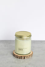 Load image into Gallery viewer, Amber Soy Candle, Hand Poured, Natural, Eco Friendly, Earthy Scent, 7 oz Jar