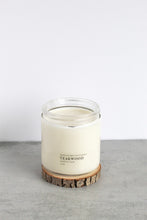 Load image into Gallery viewer, Teakwood  Double Wick Soy Candle,  Hand Poured, Natural, Eco Friendly, Earthy Scent, 12 oz Jar