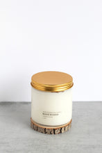 Load image into Gallery viewer, Rosewood Double Wick Soy Candle, Hand Poured, Natural, Eco Friendly, Earthy Scent, 12 oz Jar