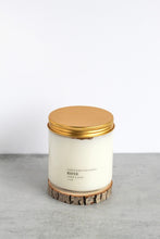 Load image into Gallery viewer, Rose Double Wick Soy Candle, Hand Poured, Natural, Eco Friendly, Earthy Scent, 12 oz Jar