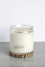 Load image into Gallery viewer, Harvest Spice  Double Wick Soy Candle,  Hand Poured, Natural, Eco Friendly, Earthy Scent, 12 oz Jar