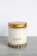 Load image into Gallery viewer, Autumn Woods Double Wick Soy Candle,  Hand Poured, Natural, Eco Friendly, Earthy Scent, 12 oz Jar
