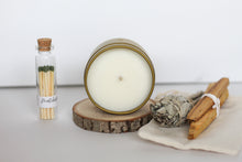 Load image into Gallery viewer, Self Care Gift Box, All Natural Candle, Palo Santo & Sage Bundle, Eco-Friendly Gift Set