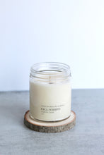 Load image into Gallery viewer, Fall Nights Soy Candle, Hand Poured, Natural, Eco Friendly, Earthy Scent, Fall Candle, 7 oz Jar