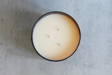 Load image into Gallery viewer, Triple Wick Soy Candle,  Hand Poured, Natural, Eco Friendly, Earthy Scent, 16 oz Amber Jar