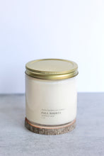 Load image into Gallery viewer, Fall Nights Double Wick Soy Candle,  Hand Poured, Natural, Eco Friendly, Earthy Scent, 12 oz Jar