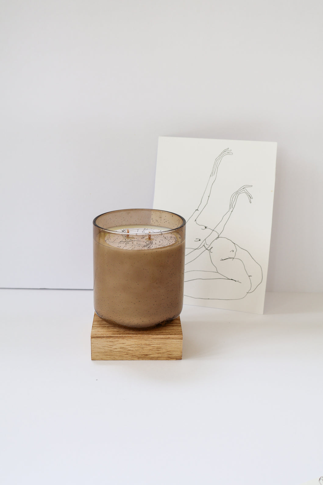Awaken Soy Candle, Limited Edition Rnwulf Collab, Hand poured 9 oz Double Wick Candle