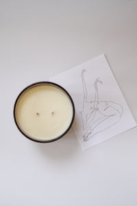 Awaken Soy Candle, Limited Edition Rnwulf Collab, Hand poured 9 oz Double Wick Candle