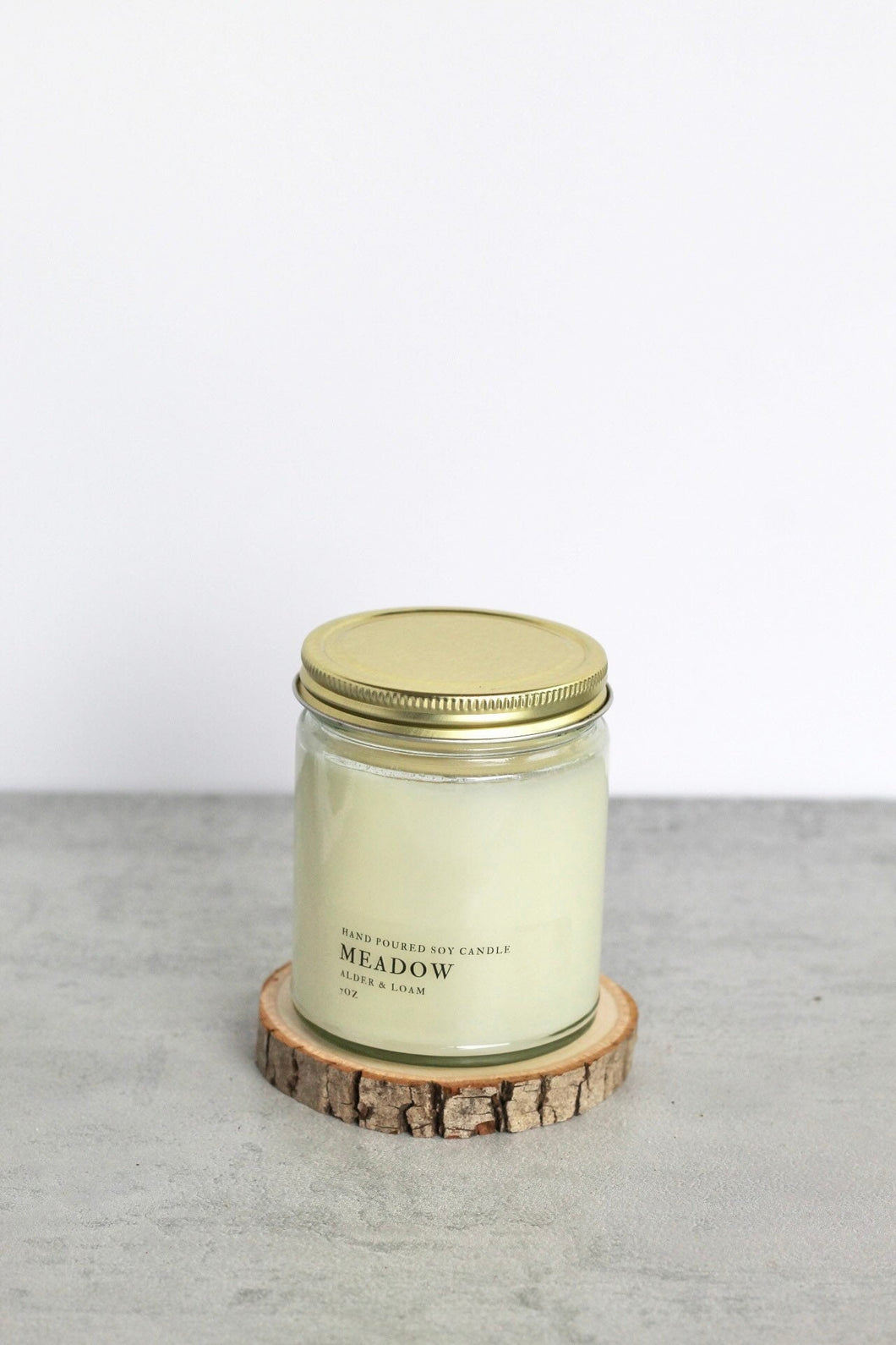 Meadow Soy Candle, Hand Poured, Natural, Eco Friendly, Floral Spring Scent, 7 oz Jar