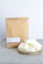 Load image into Gallery viewer, Teakwood Soy Wax Melts, Hand Poured, Eco Friendly, 2.5 oz
