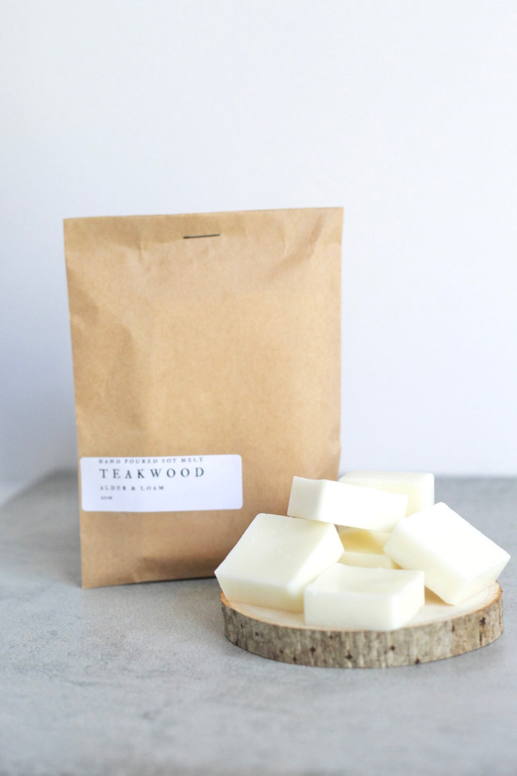 Teakwood Soy Wax Melts, Hand Poured, Eco Friendly, 2.5 oz