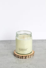 Load image into Gallery viewer, Teakwood Soy Candle,  Hand Poured, Natural, Eco Friendly, Earthy Scent, 7 oz Jar
