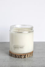 Load image into Gallery viewer, Harvest Spice  Double Wick Soy Candle,  Hand Poured, Natural, Eco Friendly, Earthy Scent, 12 oz Jar
