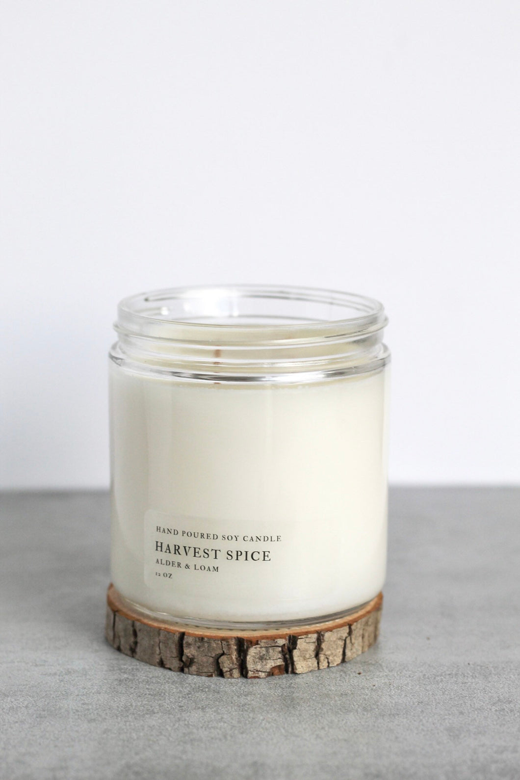 Harvest Spice  Double Wick Soy Candle,  Hand Poured, Natural, Eco Friendly, Earthy Scent, 12 oz Jar