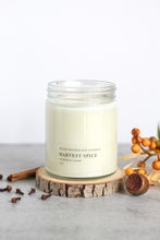 Load image into Gallery viewer, Harvest Spice Soy Candle, Hand Poured, Natural, Eco Friendly, Autumn Spices Scent, Fall Candle, 7 oz Jar
