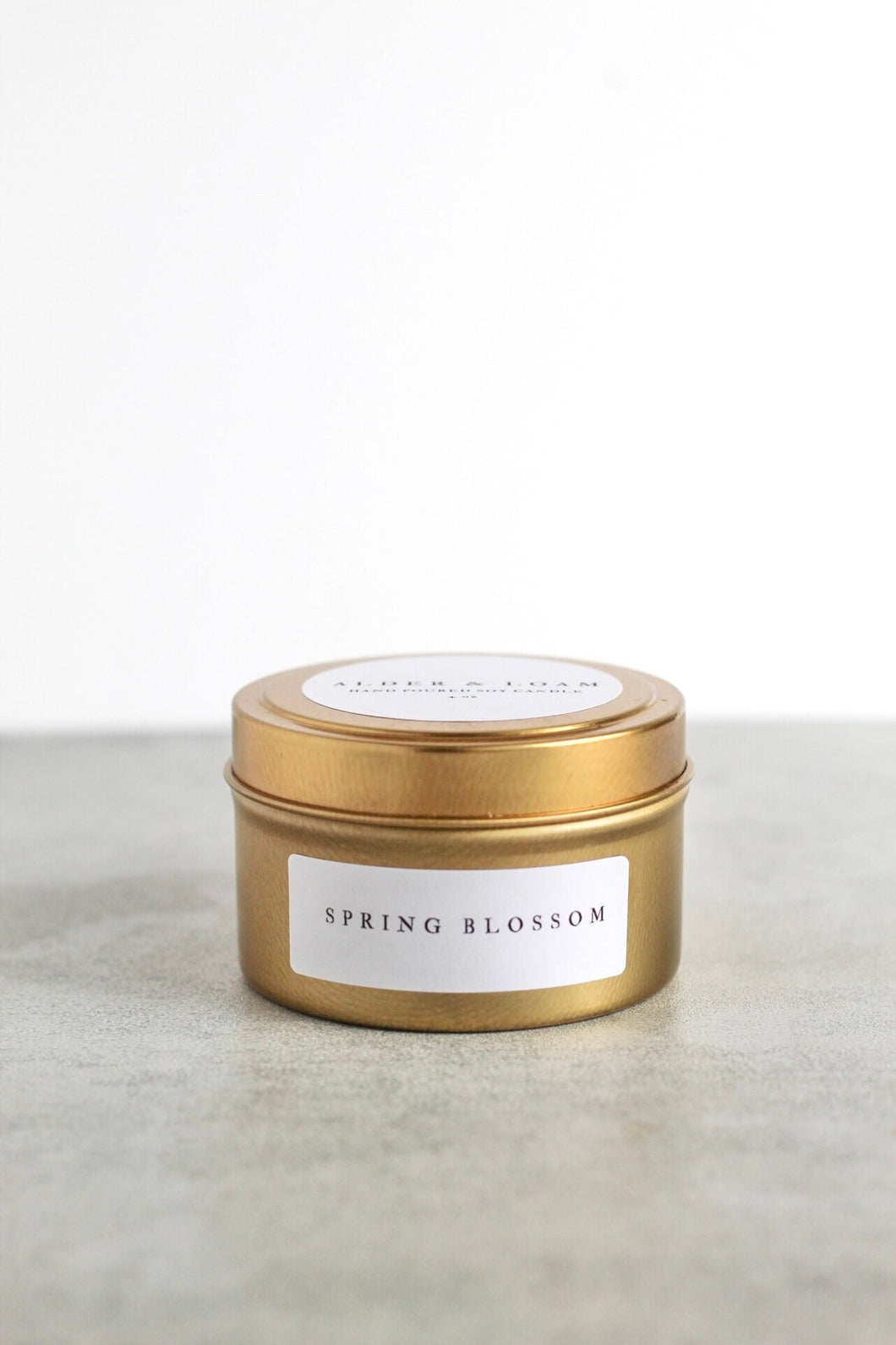Spring Blossom Soy Candle,  Hand Poured, Natural, Eco Friendly, Floral Scent, 4 oz tin