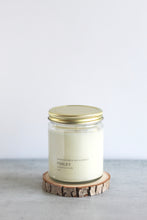 Load image into Gallery viewer, Violet Soy Candle, Hand Poured, Natural, Eco Friendly, Floral Sultry Scent, 7 oz Jar

